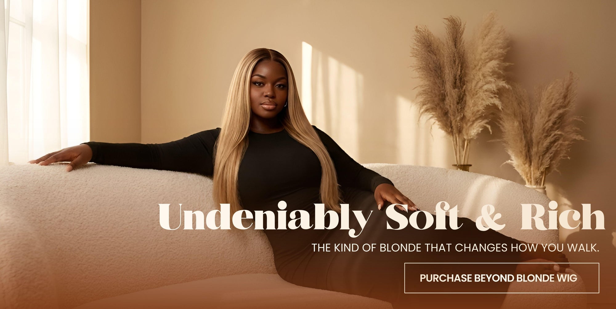 blonde wig dark root on black woman luxury